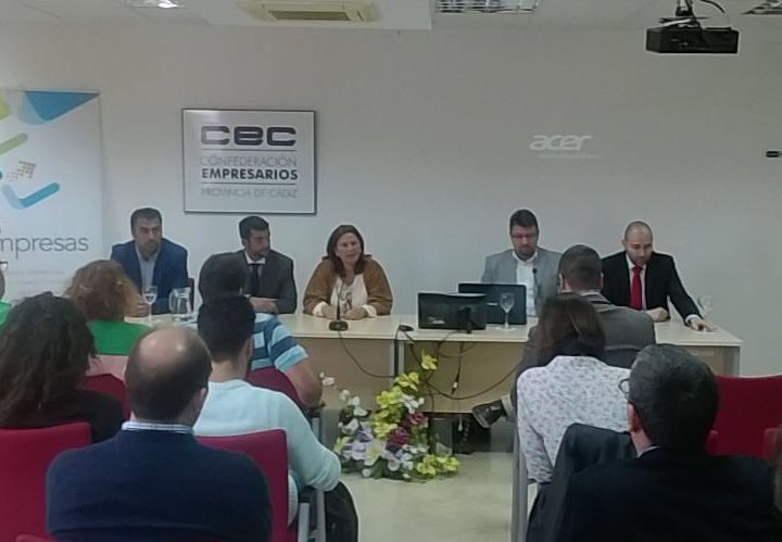 Esperanza Fitz Luna, Presidenta de Ansemac, participa como ponente en la Jornada celebrada en la Confederación de Empresarios de Cádiz, sobre el Sector Medioambiental como oportunidad para emprender.